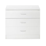 ZUN [FCH] Modern Simple 3-Drawer Dresser White 80193999