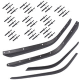 Front & Rear Fender Flares Extension Set for 2018-2024 Jeep Wrangler High Fender 81334193