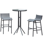 ZUN Bar chair set （Prohibited by WalMart） 64912485