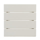 36*36*47cm Single Layer Square HDPE Side Table White 27369810