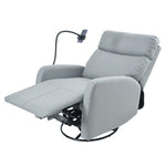 ZUN Swivel Rocker Recliner Chair,360 Degree Nursery Rocking Chair,Glider Chair,Modern Small Rocking W1028P251470