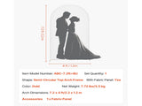 Metal Arch Backdrop Stand, 7.2 x 4 ft, Durable Frame, Simple Setup, 1 Set Gold Arch Stand with 70334789