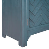 U_STYLE 40'' Modern Cabinets with Unique Design Doors with 1 Adjustable Shelves,Suitable for WF313558AAV