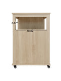 ZUN Kitchen Island Cart,Rolling Serving Utility Trolley Cart Modern Kitchen Island with Storage Drawer W688P194208