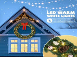 48in 150 Lights 450 Branches PVC Bow Decoration Garland Garden Garland Decoration Green 13790713