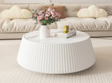 Light Sintered stone Top Cup Shape Leather Coffee modern Sofa Table for Living Room furniture W3081P367595
