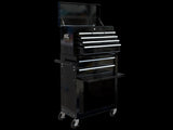 High Capacity Rolling Tool Chest with Wheels and Drawers, 8-Drawer Tool Storage Cabinet--BLACK 82764971