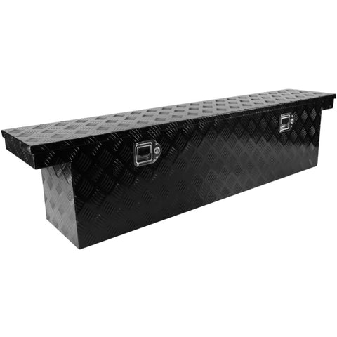 ZUN 60.2" Pickup Truck Bed Tool Box Trailer Tool Box for Bed of Truck,Aluminum W1239123718