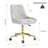 Modern teddy velvet fabric golden leg living room furniture dining, gold-plated five-claw 22573776