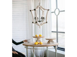 4 - Light Wood Chandelier, Hanging Light Fixture with Adjustable Chain for Kitchen Dining Room Foyer W2078138927