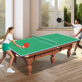 8ft Green Mid-Size Ping Pong Conversion Top Foldable & Portable Table Tennis Table Top for Indoor 58804864