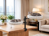 Indoor Cat Desk Hammock Bed, 2 Removable Beds with 2 Hanging Balls for Desk & Window, Holds Up to 24 T3971P612035