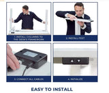 Whole Piece Electric Standing Desk, 48 x 24 Inches Height Adjustable Desk, Sit Stand Desk Home B082119963