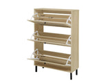 Shoe Storage Cabinet for Entryway,Modern Shoe Cabinet Storage with 3 Flip Drawers,Slim Freestanding 97899433