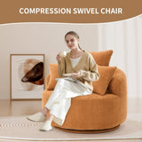 LY-031OR SWIVEL COMPRESSION CHAIR Single-seat compression chair, Crochet yarn material, Full Sponge W2231P261424