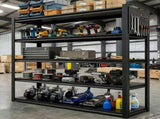 Heavy Duty Garage Shelving Units 72"H48"W24"D, 5-Tier Steel Adjustable Metal Storage Shelves,3000 96329654