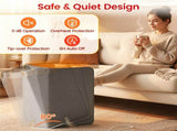 Under Desk Leg Warmer, 3-Sided Electric Foot Heater with 3 Heat Levels & Timer, Tri-Fold Portable 61526660