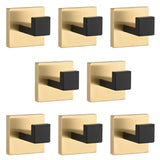 8 Pack Wall-Mounted Stainless Steel Bathroom Towel Hooks/Coat Hooks for Bathroom, Bedroom, Kitchen W2287P224966