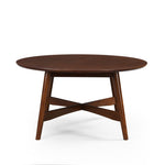 ZUN [Ship to Canada only]ROUND COFFEE TABLE WITH X-CROSS BASE N825P201227