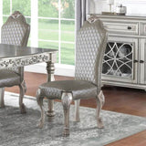 Grey and Vintage Bone White Side Chairs B062P182715
