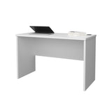 FM FURNITURE Rough Rock Minimalist Home Office Work Desk with Cable Management . White B128P283293