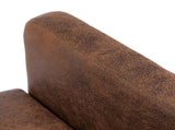 Hydrogen Bomb Iron Legs Wooden Frame 74*71*74cm Bronzing Cloth Indoor Chair Orange 04180848