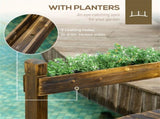 Wooden Garden Bridge Arc Footbridge 11842686
