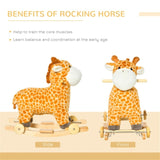 Baby Rocking Hors for Children 3 to 6 Years, Yellow 52357445