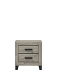 Mari Light Gray Finish Nightstand B2726P292249