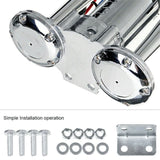 Car Horn with Relay, Electric Horn Supply, Dual Tube Metal Connected Electric Pump Horn 47113420