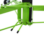 ZUN Drywall Lift Panel 11' Lift Drywall Panel Hoist Jack Lifter,GREEN+BLACK W465121421