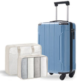 20-Inch Hardshell Carry-On Luggage, Lightweight Durable ABS Suitcase with Spinner Wheels, Built-in 31077530