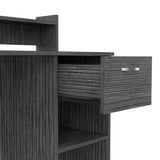 Charlotte Computer Desk with 2 Storage Shelves and Drawer B128P148895