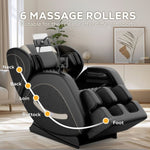 ZUN Massage Chair Recliner with Zero Gravity with Full Body Air Pressure W1875P224671