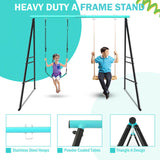 Swing Stand Frame,Swing Set Frame for Both Kids and Adults,500 Lbs Heavy-Duty Metal A-Frame Backyard 69258151