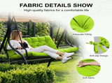 Outdoor Swing Cushions 60 Inch, Waterproof 4" Thick Porch Swing Cushion Replacement with Backrest 73385342