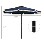 ZUN Outdoor beach umbrella / Sun Umbrella （Prohibited by WalMart） 29746302