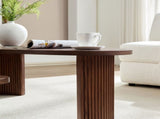 2-Piece Modern Irregular Shape Coffee Table Set for Living Room,Easy Assembly Nesting Coffee Tables, W2582P402268