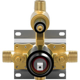 Male NPT Bathtub Shower Faucet Set, Waterfall Tub Faucet with 12-Inch Matte Black Rain Shower Head 54768134