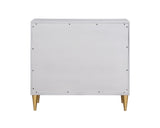 Metallic Silver and Champagne 3-Drawer Console Cabinet B062P209180