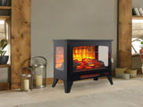 21 inchThree-sided Freestanding Electric Fireplace Stove heater with 3D Flame effect with remote 84633594