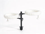 Indoor Cat Desk Hammock Bed, 2 Removable Beds with 2 Hanging Balls for Desk & Window, Holds Up to 24 T3971P612035