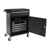 ZUN Rolling Garage Workshop Organizer 5 Drawer Tool Chest with Large Storage Cabinet, W1239P176618