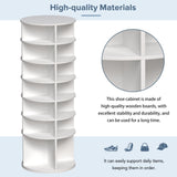 Rotating Shoe Rack Tower, 7-Tier Spinning Shoe Rack, Free Standing 360&deg Revolving Shoe Organizer, 82682241