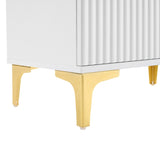 ON-TREND Modern Luxury 4-in-1 Hall Tree with Cushion, Versatile Coat Rack with 8 Gold Hooks and N721P192814K