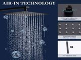 Shower System Shower Faucet Combo Set Wall Mounted with 10" Rainfall Shower Head and handheld shower 64887851