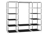 69" Portable Clothes Closet Wardrobe Storage Organizer with Non-Woven Fabric Quick and Easy to 39176847