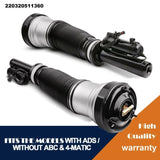Pair Front Air Suspension Shock Struts Fits Mercedes S-Class S430 500 600 S65AMG 13436991