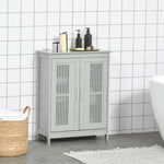 ZUN Bathroom Cabinet Grey （Prohibited by WalMart） 76245562