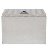 24" Aluminum Under Body Toolbox 5 Bar Tread Silver 25580335